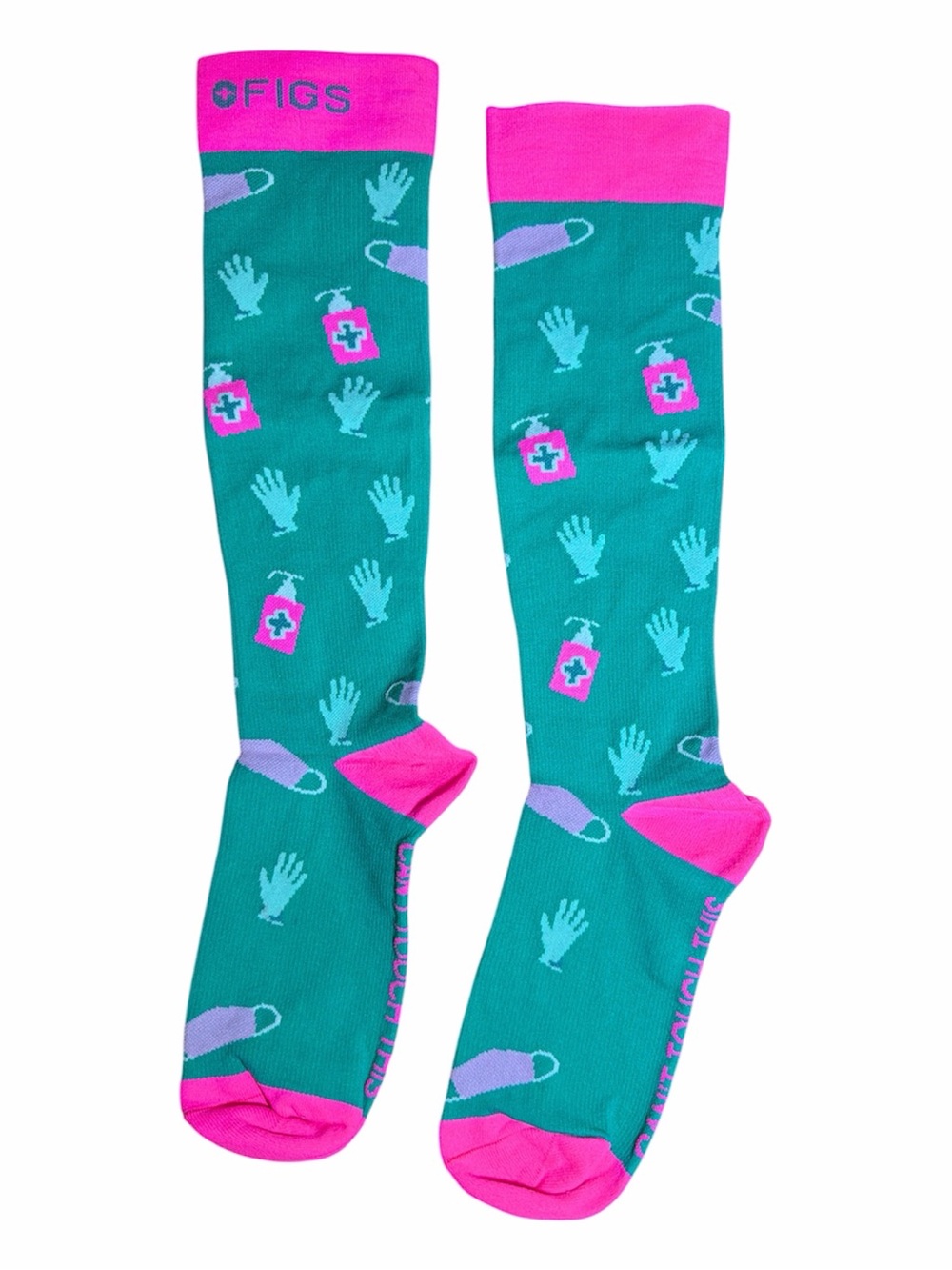 🆕FIGS Healthcare “Can’t Touch This” compression socks - women’s, size medium